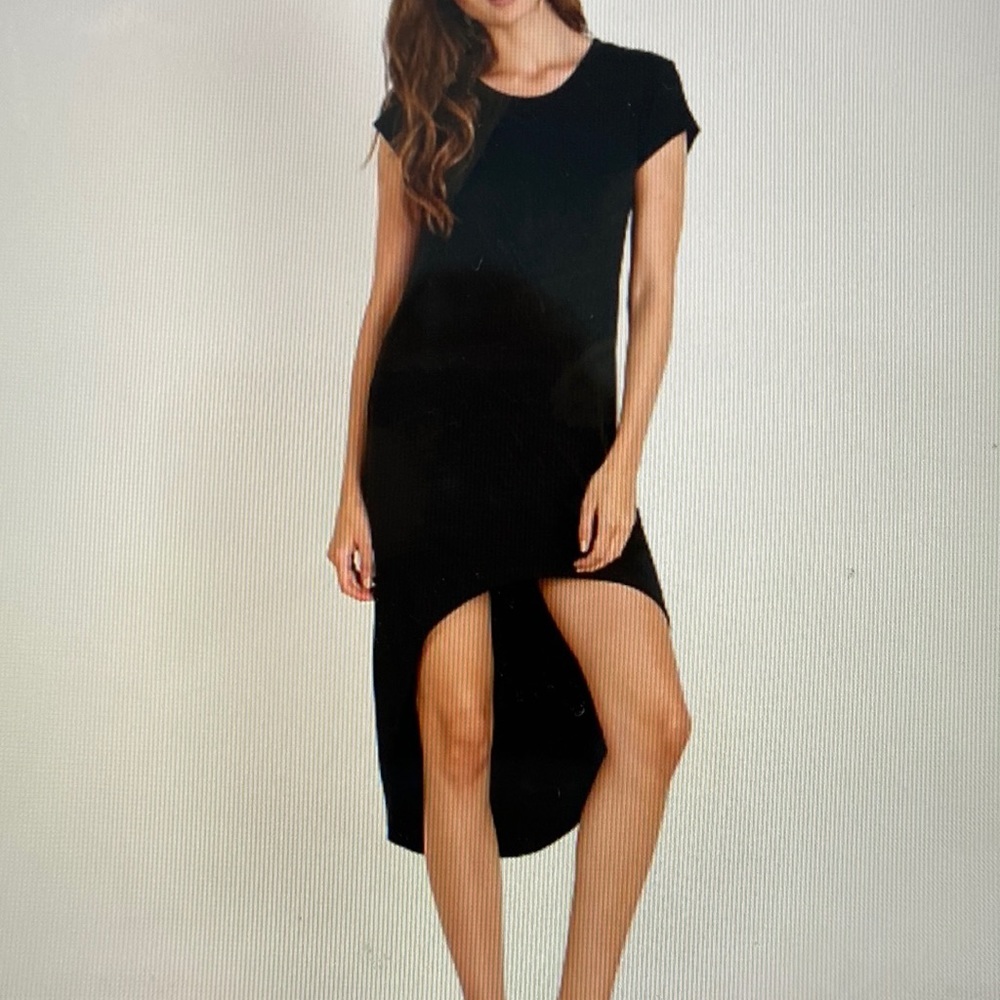 Joah brown On point T-shirt high low dress